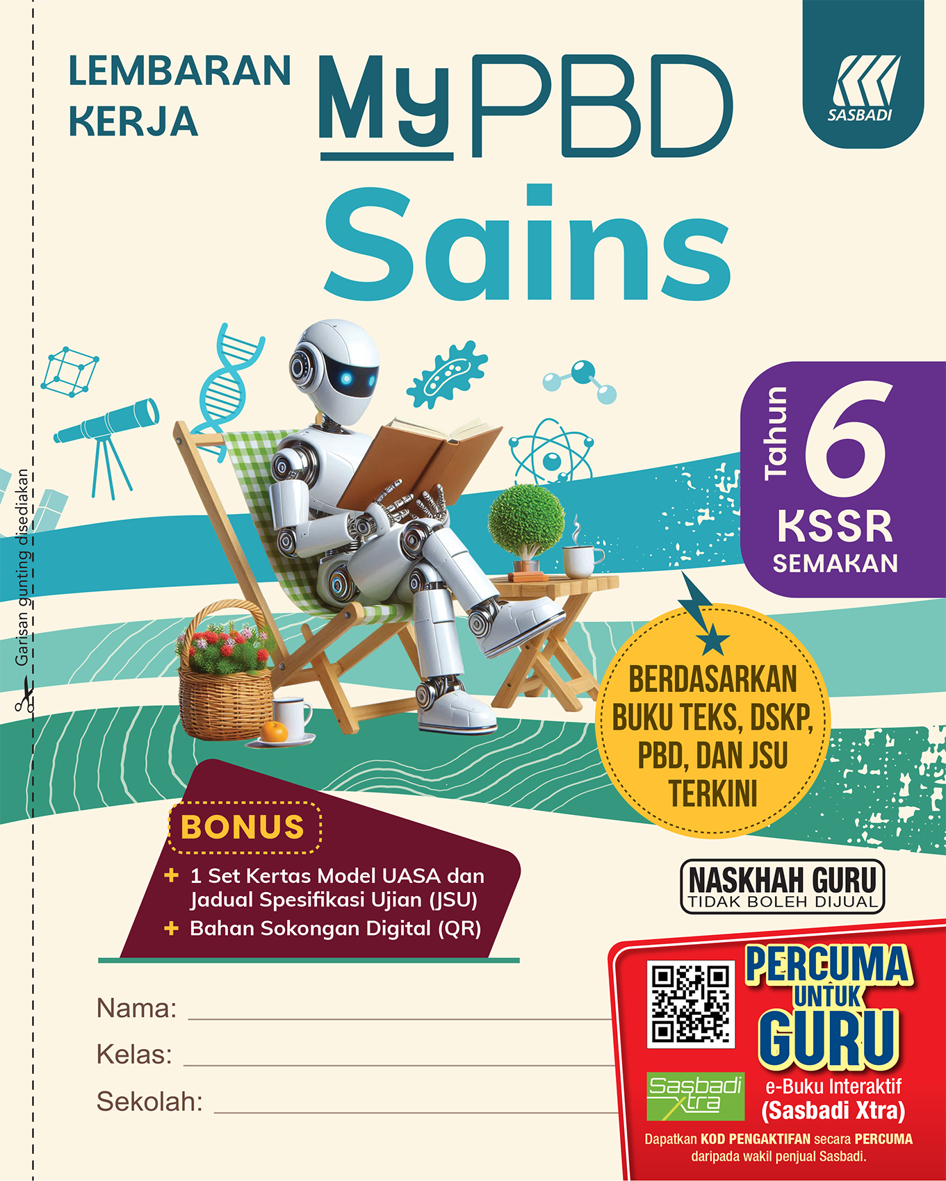 LEMBARAN KERJA MYPBD KSSR SAINS  TAHUN 6 Cover
